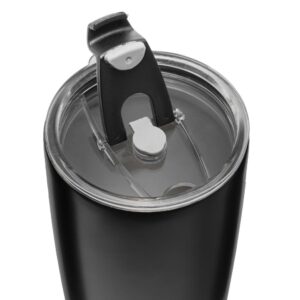 Copo Térmico Parede Dupla Preto Wolff de Aço Inox 600ml