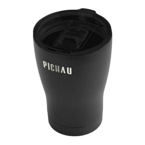 Copo Térmico Pichau HR80, Aço Inox, Parede Dupla, Preto, Com Tampa — Cozinha e Utensílios