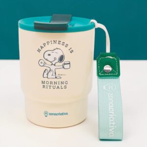 Copo Térmico To Go Snoopy 400ml 1 unidade Zonacriativa Rizzo