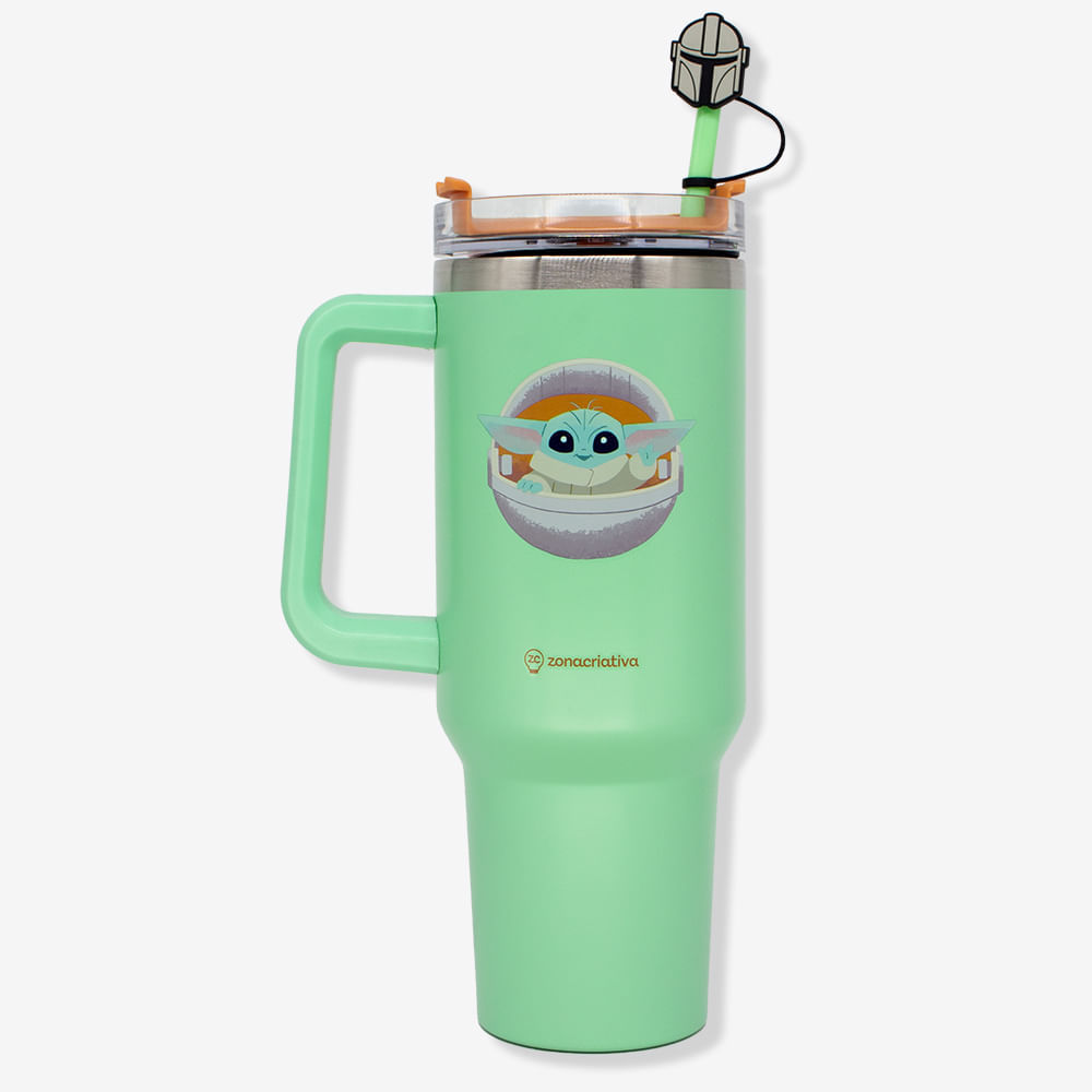 Copo Térmico Tumbler Grogu Baby Yoda Star Wars — Cozinha e Utensílios