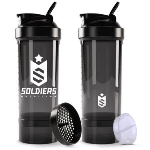 Coqueteleira Pro 700ml Soldiers Nutrition Acessório Academia