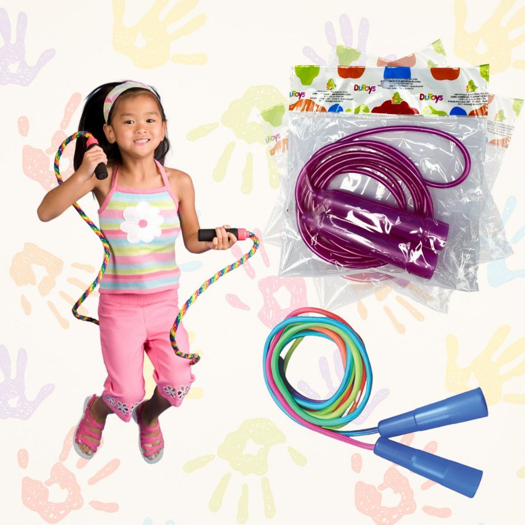 Cordas Infantil Pular Brinquedo Divertido Crianças Exercício