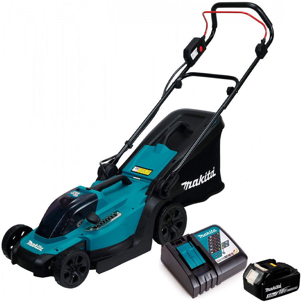 Cortador de Grama Makita à Bateria 18V 450W Lxt 8 Posições 4300RPM
