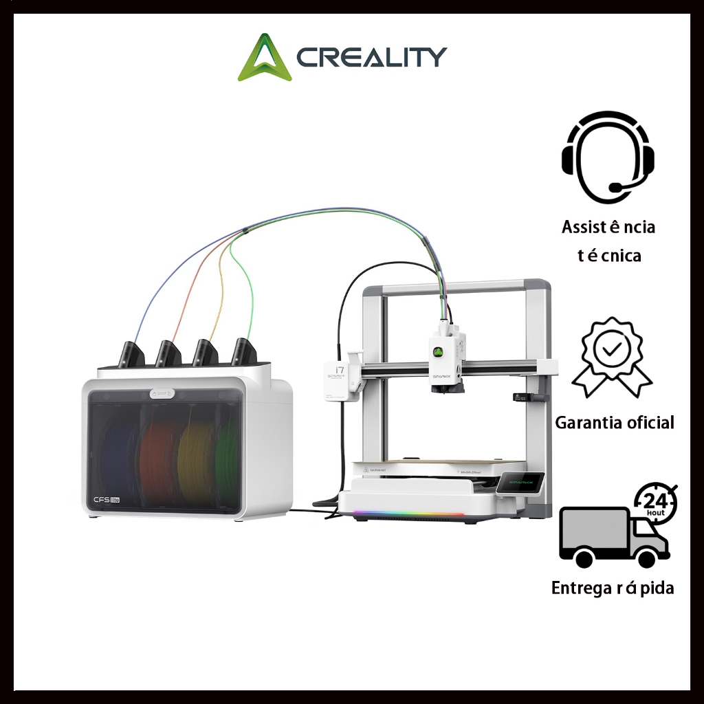 Creality Sparkx i7 Combo impressora 3d profissional Inteligente Cfs — Informática
