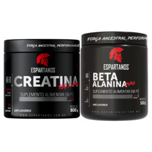 Creatina 100% Pura 500g Beta Alanina 100% Pura 500g Espartanos