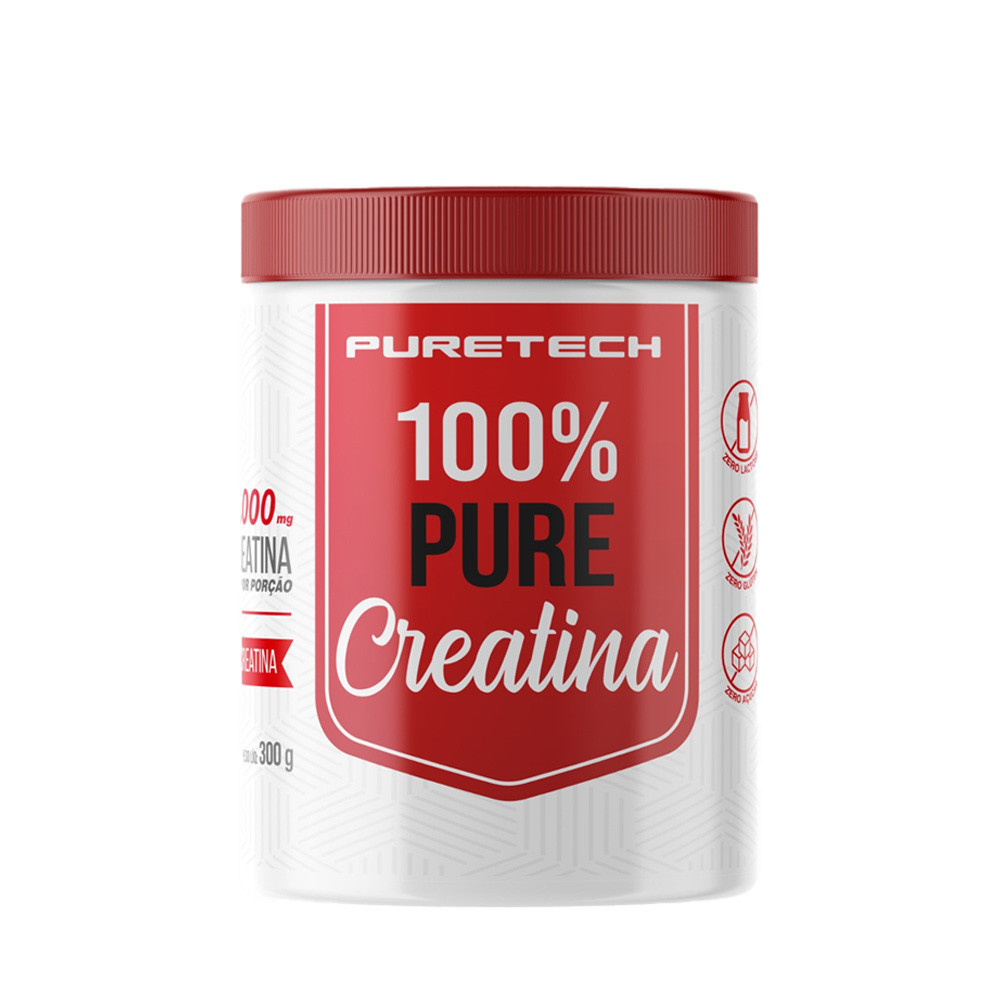 Creatina 100% Pure 300gr Puretech