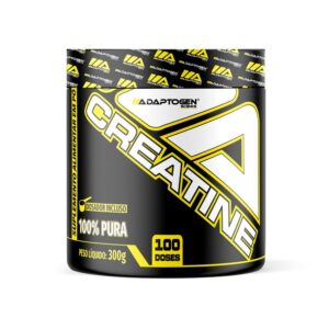 Creatina 300g Adaptogen 100% Pura Sabor Sem sabor
