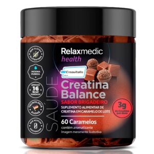 Creatina Balance Dado de Brigadeiro 100% Pura Alemã Creavitalis® 60un