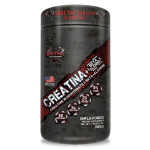Creatina com Beta Alanina 300g Bruthal Sports Supplements
