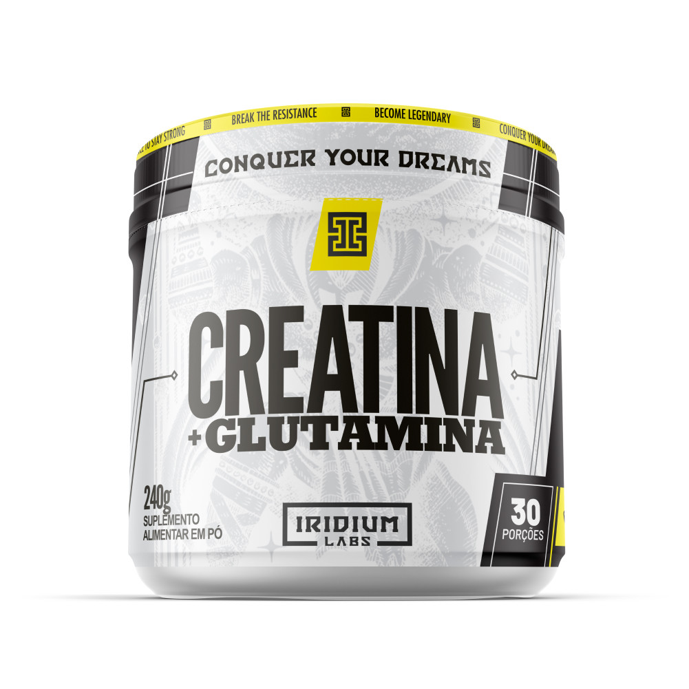 Creatina com Glutamina 240g Iridium Labs