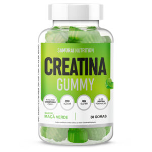 Creatina Gummy 60 Gomas Samurai Nutrition