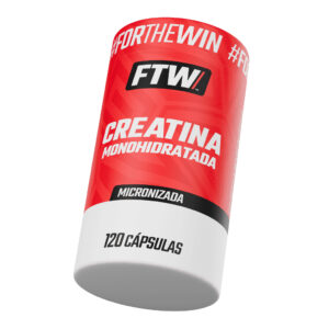 Creatina Monohidratada 100% Pura 120 Cápsulas Ftw Creatina Pura em
