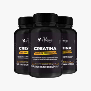 Creatina Monohidratada Always Fit 100% Pura 150 Cápsulas 3 Unidades