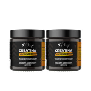 Creatina Monohidratada Always Fit 100% Pura 250g 2 Unidades