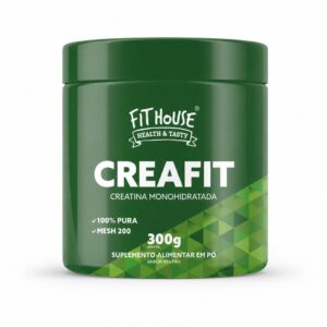 Creatina Monohidratada Creafit Fit House 300g 100% Pura Mesh 200