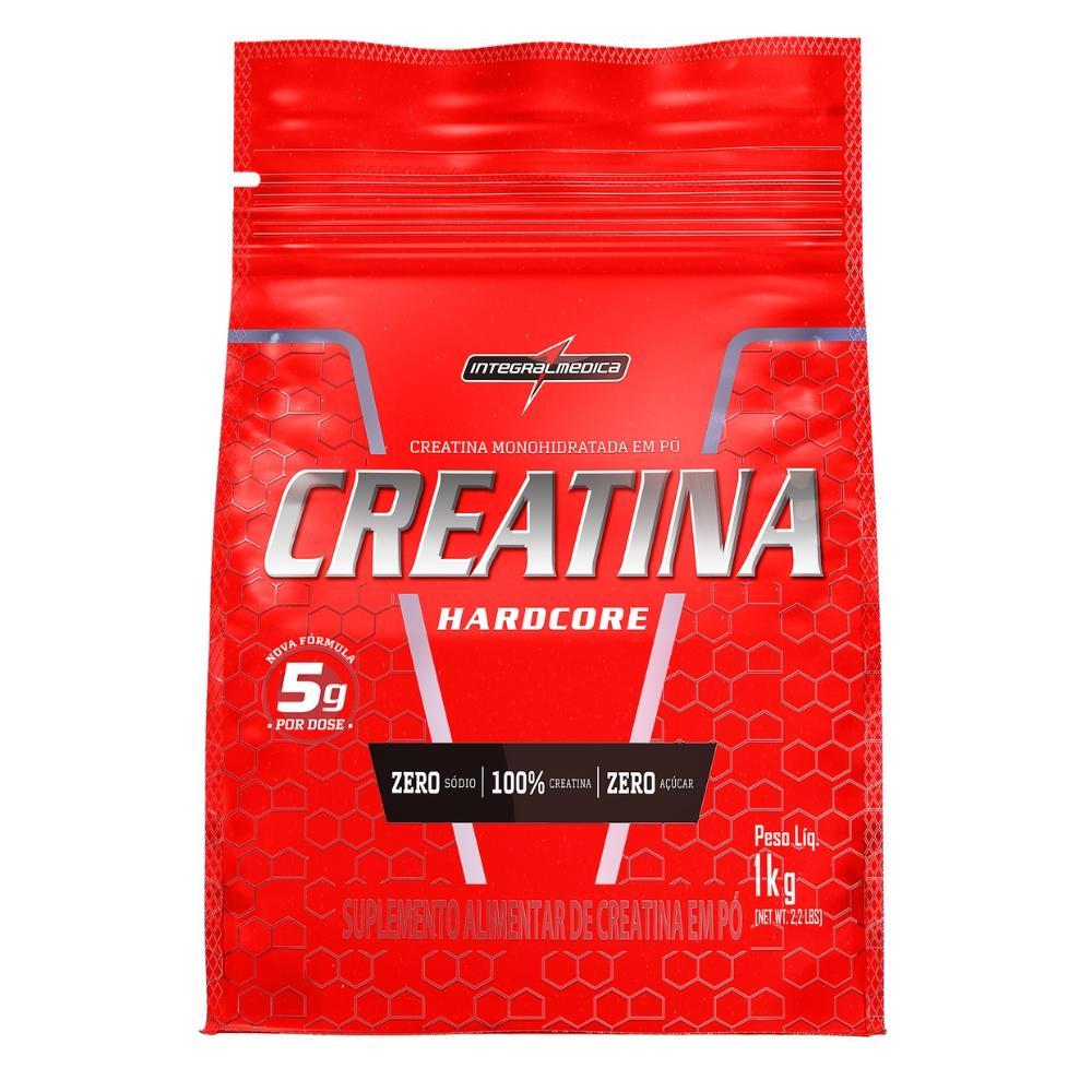 Creatina Monohidratada Integralmedica Hardcore 1kg Pouch Força