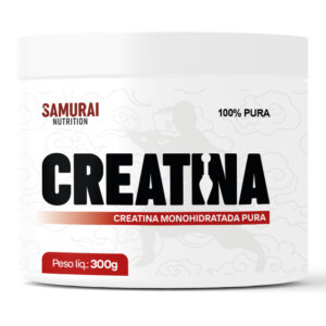 Creatina Monohidratada Pura 300g Samurai Nutrition