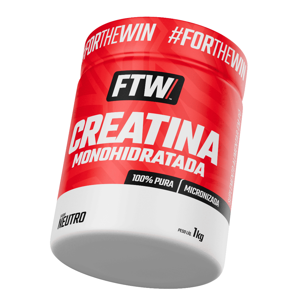 Creatina Monohidratada Pura Pote 1Kg Ftw