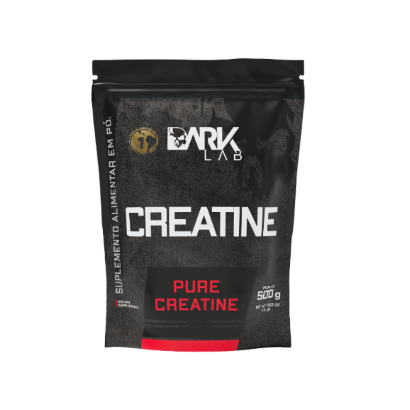Creatina Monohidratada Pura Refil 500g Dark Lab Creatina 100% Pura
