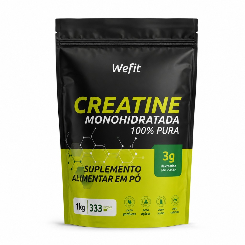 Creatina Monohidratada Refil De 1kg Wefit — Suplementos