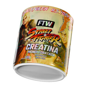 Creatina Monohidratada Saborizada 500g Street Fighter 100% Pura e