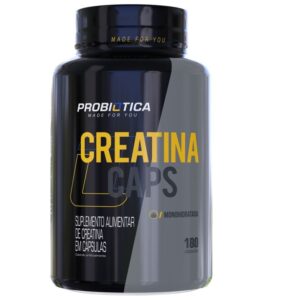 Creatina Probiótica Pote 180 Cápsulas