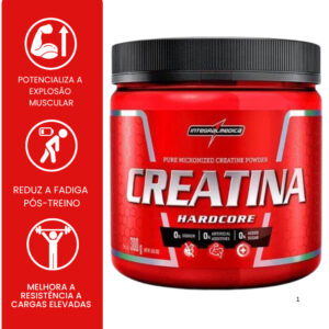 Creatina Pura Integral Medica Hardcore 300g Integralmedica Força
