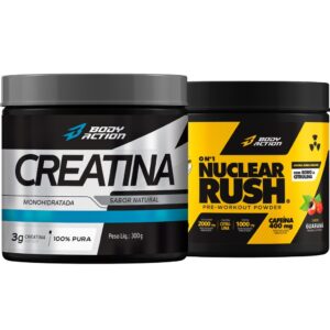 Creatina Pura Monohidratada 300g Pré Treino Nuclear Rush 300g