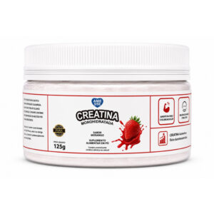 Creatina Pura Monohidratada Amesse Sabor Morango 125g