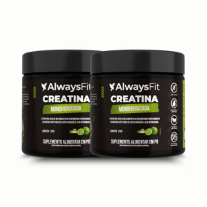 Creatina Sabor Limão Always Fit Creatina Monohidratada –120g 2 Unidade