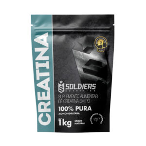 Creatina Suplemento Monohidratada em Pó 100% Pura Importada Soldiers