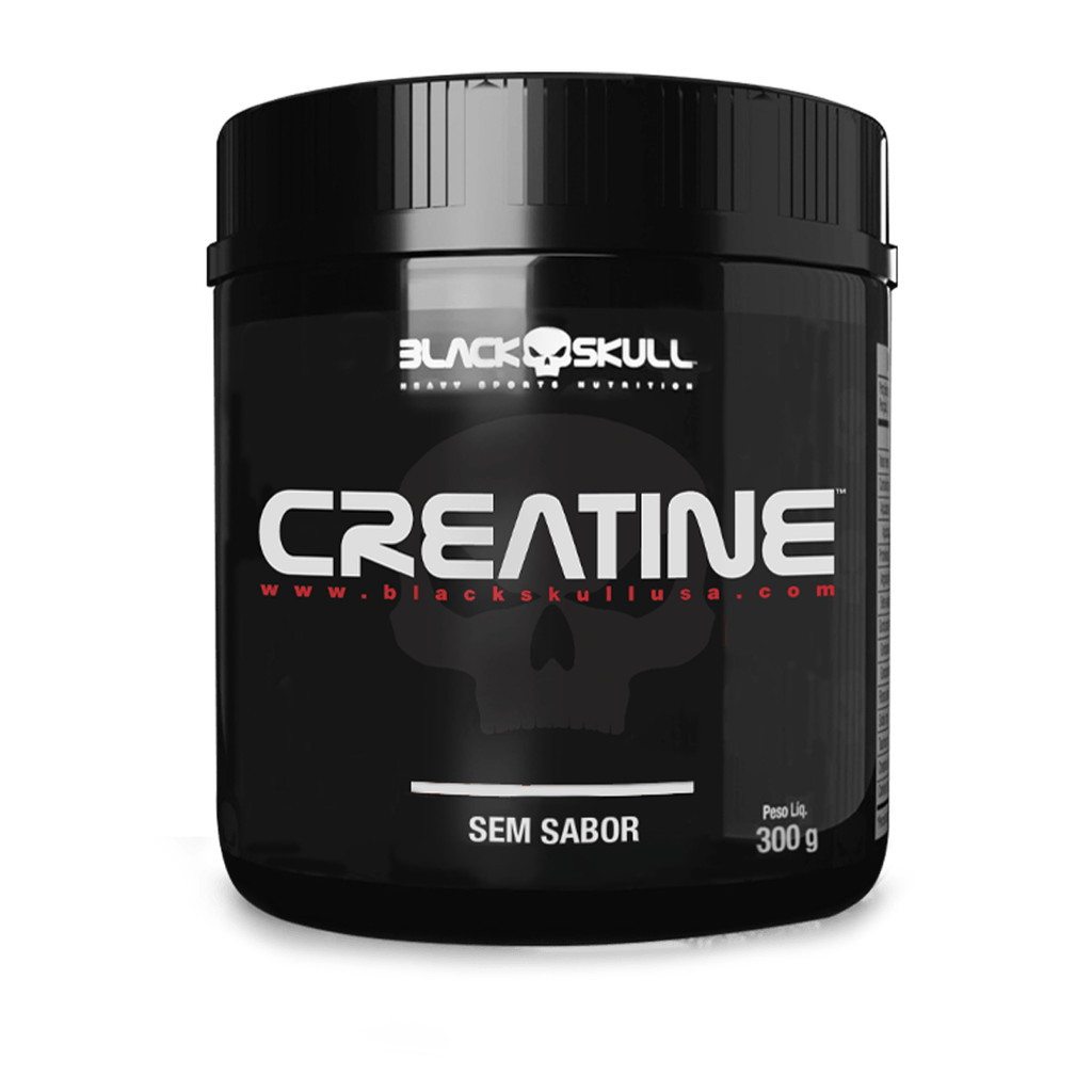 Creatine Creatina Monohidratada 300g Black Skull