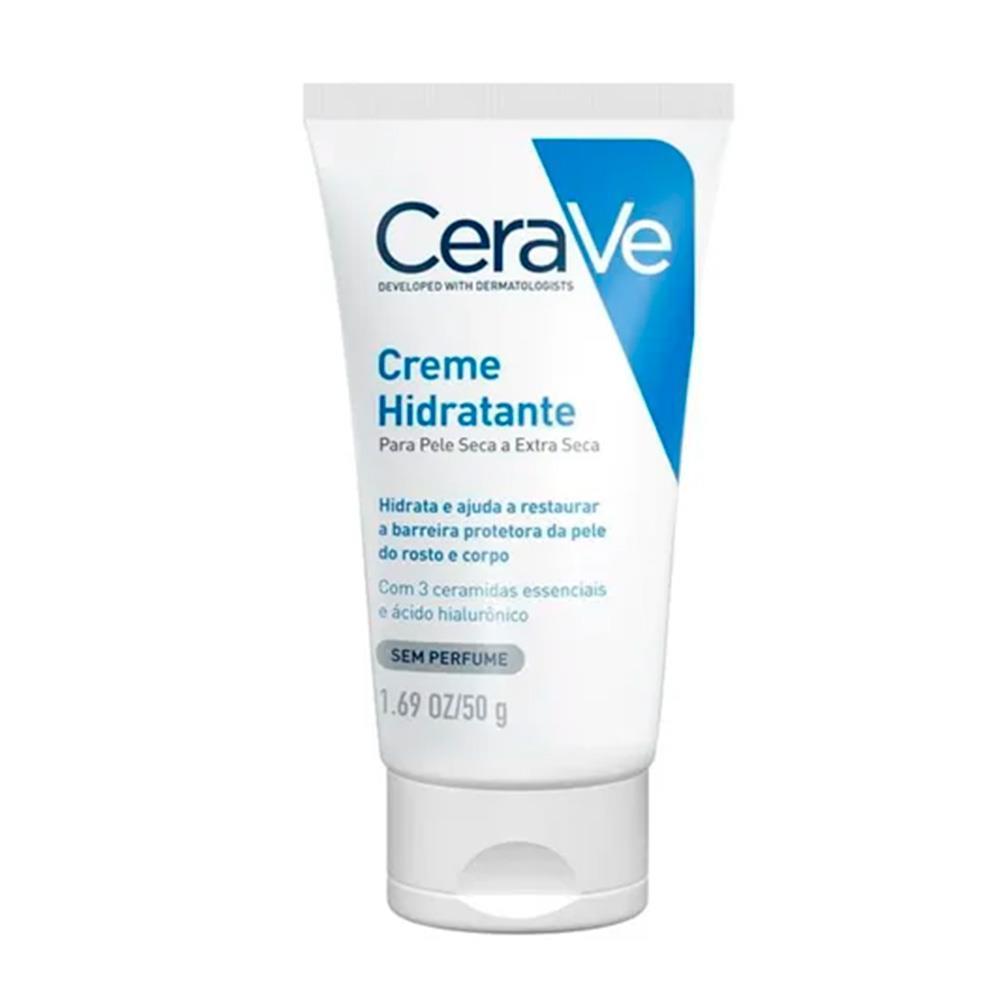 Creme Cerave Hidratante Pele Seca e Extra Seca Sem Perfume 50g — Perfumes