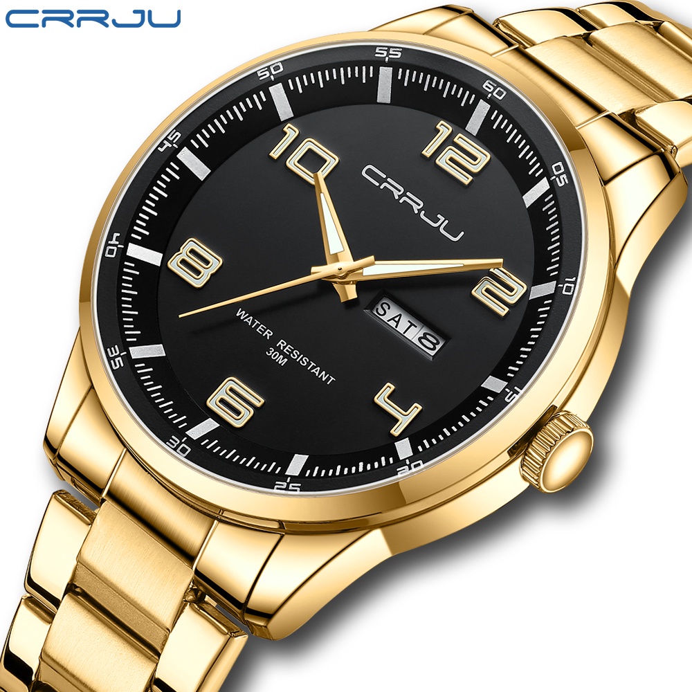 Crrju Novo Relógio Original Masculino Multifuncional Luminoso Moda — Relógios e Óculos