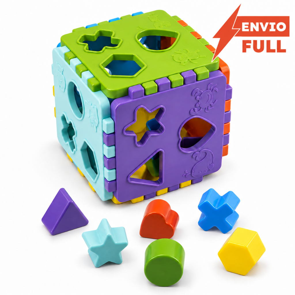 Cubo Grande Brinquedo Educativo Pedagógico Desenvolvimento Infantil