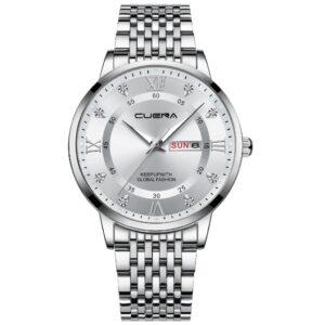 Cuena Relógios Masculino Marca Original Moda Luxo Business Casual