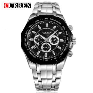 Curren Mens Relógios Top Marca De Luxo Aço Inoxidável Quartzo Moda — Relógios e Óculos