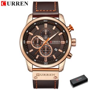 Curren Novos Relógios Masculinos Marca De Luxo Cronógrafo Esportivos