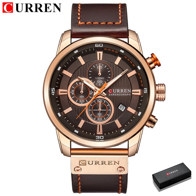 Curren Novos Relógios Masculinos Marca De Luxo Cronógrafo Esportivos