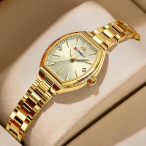 Curren Relógio Feminino Casual Minimalista Resistente À Água De