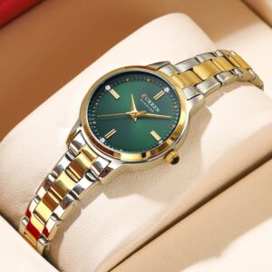 Curren Relógio Feminino Nova Bracelete De Aço Inoxidável À Prova