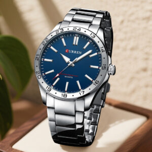 Curren Relógio Masculino Autêntico Moda Clássico Pulseira De Aço