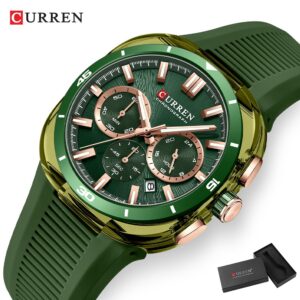 Curren Relógio Masculino Feminino Nova Marca Genuína De Alta