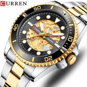 Curren Relógio Masculino Marca Original Moda Casual Negócios Esportes