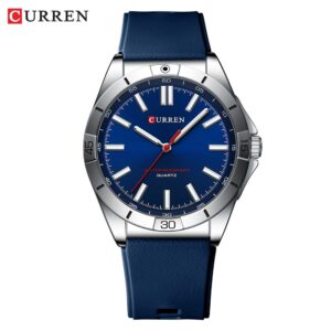 Curren Relógio Masculino Marca Original Moda Simples Ponteiro