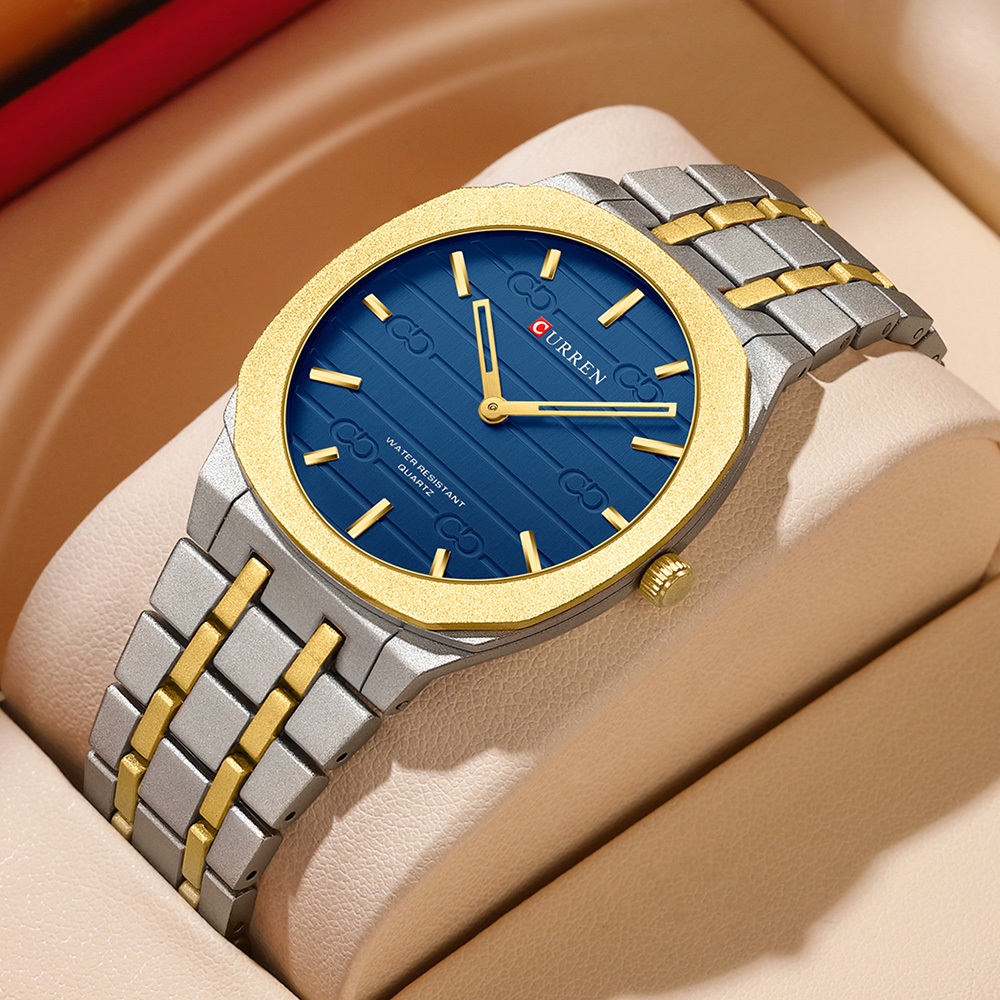 Curren Relógio Masculino Nova Marca Original Correia De Aço