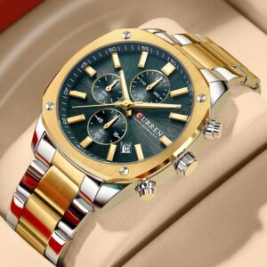 Curren Relógio Masculino Nova Marca Original Moda Pulseira De Aço