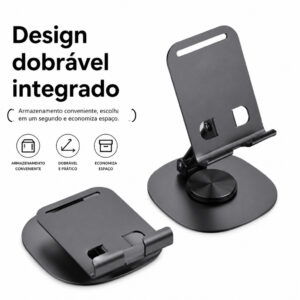 Daguan Suporte Celular Metálico Rotativo 360° Ajustável Altura