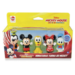 Dedoches Turma do Mickey Miniaturas em Vinil Líder Brinquedos