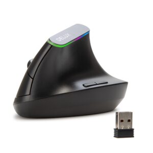 Delux M618C Mouse Óptico Ergonômico Vertical 6 Botões Gaming Mouse